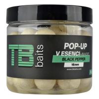 TB Baits Pop-Up 16mm White Black Pepper +NHDC