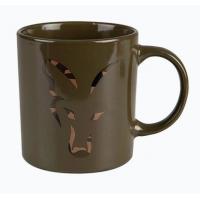 Hrnek Fox Green And Camo Head Ceramic Mug